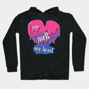 You melt my heart (bisexual) Hoodie